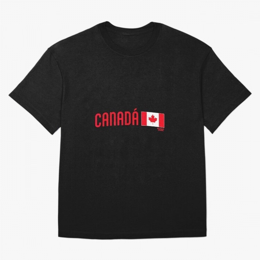 2026 Canada Soccer Fan World Cup Oversized T-Shirt Show Up for the Glory of FIFA World Cup 2026 USA Canada Mexico Spirit, Inspired by Portugal, Haaland, Retro Football Energy, Iconic Rivalries, Trophy Chase Drama and Stadium Atmosphere; Perfect for
