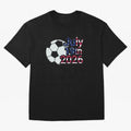 2026 USA Oversized T-Shirt Show Your Love for FIFA World Cup 2026 for Fans of Haaland and Mbappe and Portugal, Bringing Stadium Memories, Football Loyalty, International Chants and Championship Tradition; Ideal for Football Dads, Football Moms,