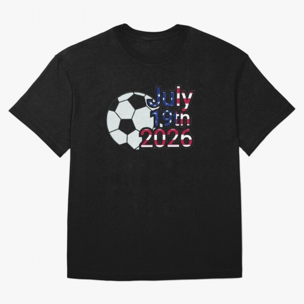 2026 USA Oversized T-Shirt Show Your Love for FIFA World Cup 2026 for Fans of Haaland and Mbappe and Portugal, Bringing Stadium Memories, Football Loyalty, International Chants and Championship Tradition; Ideal for Football Dads, Football Moms,