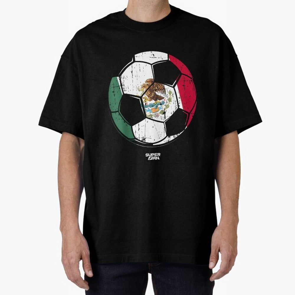 2026 Mexico Soccer Fan World Cup Oversized T-Shirt Show Up for the Glory of Global Football Passion for FIFA World Cup 2026 USA Canada Mexico, Featuring CR7, Spain, Worldwide Fan Energy, Dramatic Goals, Stadium Lights and Championship Celebrations;