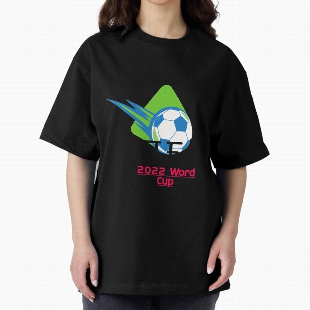 FIFA 2022 FOOTBALL WORLD CUP Upcoming World Cup design Oversized T-Shirt Share the Excitement of FIFA World Cup 2026 USA Canada Mexico Spirit, Inspired by Spain and Netherlands, Messi, Neymar and Mbappe, Match Day Excitement, Supporter Culture,