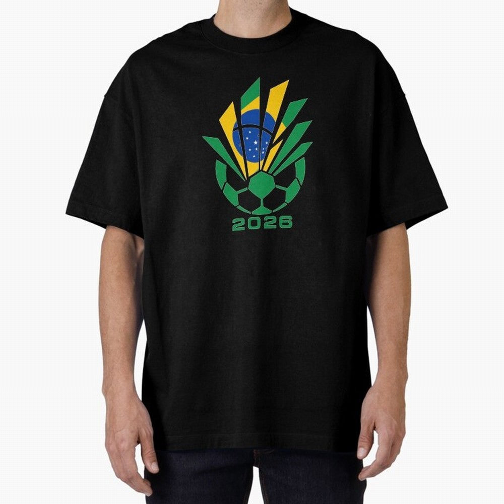 Mexican Soccer 2026 Flag Burst Emblem Oversized T-Shirt Keep the Legacy of FIFA World Cup 2026 Group Stage Featuring Cristiano Ronaldo, Haaland and CR7, Germany Energy, Soccer Culture, Superstar Moments, National Team Dreams and Competitive Fire;