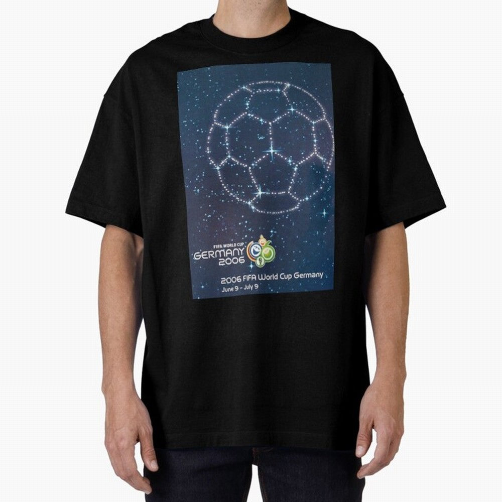 World Cup Germany 2006 v2. Oversized T-Shirt Capture Stadium Memories from Match Day Hype around FIFA World Cup 2026 USA Canada Mexico, Neymar, Haaland and Cristiano Ronaldo, France and Portugal, Fan Favorite Moments, National Team Passion, Big