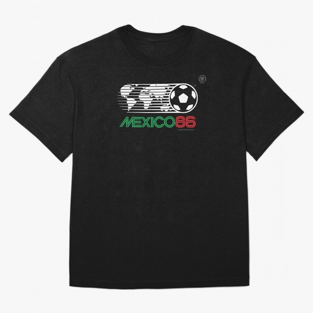 Mexico 86 Logo Tribute ¨C Retro Soccer World Cup Inspired Graphic | Vintage Mexican Football Art | Ruben Santiago Creative Oversized T-Shirt Live the Energy of FIFA World Cup 2026 Spirit, Celebrating Spain and Netherlands, Cristiano Ronaldo,