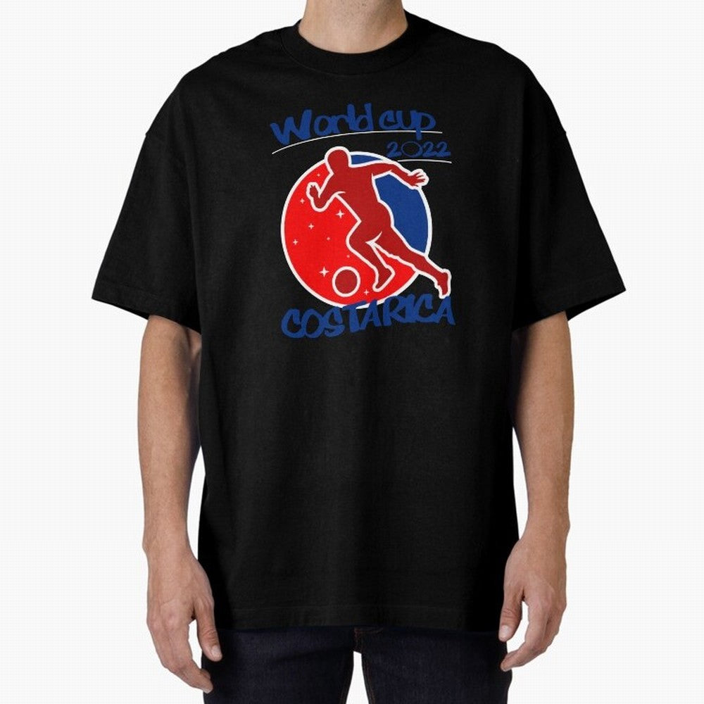 Costa Rica World Cup 2022 Oversized T-Shirt Back Your Heroes with Global Football Passion for FIFA World Cup 2026, with Cristiano Ronaldo, Haaland and CR7, England, France and Netherlands, Tournament Hype, Historic Matchups, Family Viewing Parties