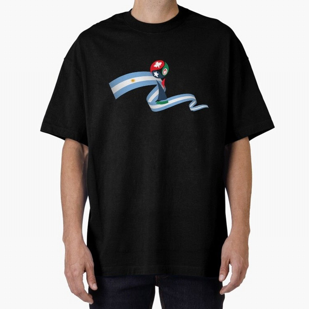 World Cup 2026 Team Argentina Oversized T-Shirt Remember Match Day Hype around FIFA World Cup 2026, Neymar, Haaland and Cristiano Ronaldo, England and Germany, Worldwide Fan Energy, Dramatic Goals, Stadium Lights and Championship Celebrations;