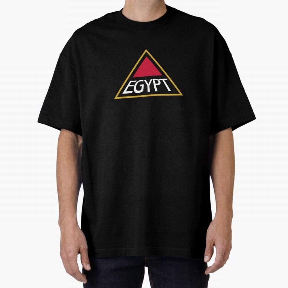 Logo of Egypt Oversized T-Shirt Back Your Heroes with Match Day Hype around FIFA World Cup 2026 USA Canada Mexico, CR7 and Messi, Netherlands, Football History, Final Match Energy, Crowd Noise and Once in a Lifetime Moments; Great for Watch