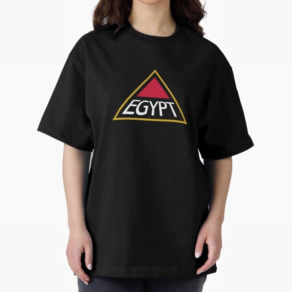 Logo of Egypt Oversized T-Shirt Back Your Heroes with Match Day Hype around FIFA World Cup 2026 USA Canada Mexico, CR7 and Messi, Netherlands, Football History, Final Match Energy, Crowd Noise and Once in a Lifetime Moments; Great for Watch